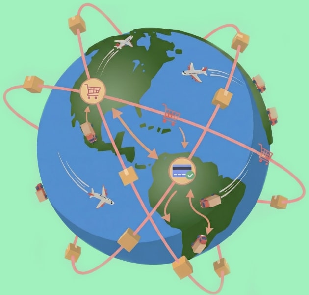 Globe graphic